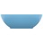 Lavatório luxuoso formato oval 40x33cm cerâmica azul-claro mate