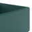 Lavatório Luxuoso Quadrado 41x41 cm Cerâmica Verde-escuro Mate