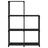 Unidade de prateleiras 5 cubos 103x30x72,5 cm tecido preto