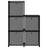 Unidade prateleira 5 cubos c/ caixas 103x30x72,5cm tecido preto