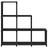 Unidade de prateleiras 6 cubos 103x30x72,5 cm tecido preto