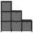 Unid. prateleiras 6 cubos c/ caixas 103x30x72,5cm tecido preto
