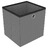 Unid. prateleiras 6 cubos c/ caixas 103x30x72,5cm tecido preto