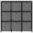 Unid. prateleiras 9 cubos c/ caixas 103x30x107,5cm tecido preto