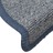 Tapete/carpete para degraus 15 pcs 56x17x3 cm cinza-claro/azul