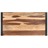 Mesa centro 120x60x40 cm madeira maciça c/ acabamento sheesham