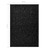Tapete de porta lavável 60x90 cm preto
