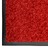 Tapete de porta lavável 90x150 cm vermelho