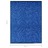 Tapete de porta lavável 90x120 cm azul