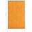 Tapete de porta lavável 90x150 cm laranja