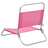 Cadeiras de Praia Dobráveis 2 pcs Tecido Rosa