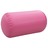 Rolo de ginástica/yoga insuflável com bomba 120x75 cm PVC rosa