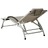 310531 Sun Lounger With Pillow Textilene Taupe