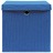 Caixas de arrumação com tampas 4 pcs 28x28x28 cm azul