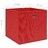 Caixas arrumação 10 pcs tecido-não-tecido 28x28x28 cm vermelho