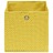 Caixas arrumação 4 pcs tecido-não-tecido 28x28x28 cm amarelo