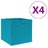 Caixas Arrumação 4 pcs Tecido-não-tecido 28x28x28 cm Azul-bebé
