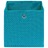 Caixas arrumação 4 pcs tecido-não-tecido 28x28x28 cm azul-bebé