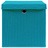 Caixas de arrumação com tampas 4 pcs 28x28x28 cm azul-bebé