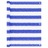 Tela de Varanda 75x300 cm Pead Azul e Branco