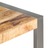 Mesa centro 110x60x40 cm madeira maciça c/ acabamento sheesham