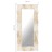 Espelho 110x50 cm Madeira de Mangueira Maciça Branco
