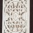 Painel Parede Esculpido à Mão Mdf 60x60x1,5 cm Castanho/branco