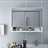 Armário Espelhado Casa de Banho com LED 80x15x60 cm Mdf Branco