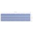 Tela de Varanda 75x300 cm Tecido Oxford Branco e Azul