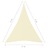 Para-sol Estilo Vela Tecido Oxford Triangular 4x5x5 M Cor Creme