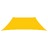 Para-sol Estilo Vela Tecido Oxford Trapézio 3/4x2 M Amarelo