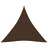 Para-sol Estilo Vela Tecido Oxford Triangular 4x4x4 M Castanho