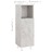 Armário casa de banho 30x30x95 cm contrapl. cinzento cimento