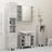 Armário de Casa de Banho 30x30x179 cm Contrap. Cinzento Cimento