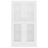 Armário vitrine 82,5x30,5x150 cm contraplacado branco