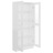 Armário vitrine 82,5x30,5x185,5cm contraplacado branco