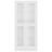 Armário vitrine 82,5x30,5x185,5cm contraplacado branco