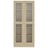 Armário vitrine 82,5x30,5x185,5cm contraplacado carvalho sonoma