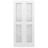 Armário vitrine 82,5x30,5x185,5cm contraplacado branco brilh.
