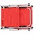 Espreguiçadeiras Dobráveis C/ Teto 2pcs Alum/textilene Vermelho