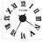 Relógio de Parede 3D Design Moderno 100 cm XXL Preto