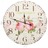 Relógio de Parede Vintage Florido 60 cm