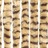 Cortina anti-insetos 100x220 cm chenille bege e castanho