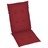 Almofadões P/ Cadeiras Jardim 6 pcs 120x50x4 cm Vermelho Tinto