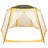Tenda para Piscina 500x433x250 cm Tecido Amarelo