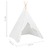 Tenda Teepee Infantil C/ Saco 120x120x150cm Pele Pêssego Branco