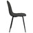 Cadeiras Jantar 2pcs 45x54,5x87cm Couro Artificial Preto