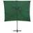 Guarda-sol Cantilever Toldo Duplo 250x250 cm Verde