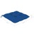 Almofadões de Cadeira 2 pcs 40x40x7 cm Tecido Azul-claro