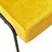 Cadeira de Descanso 65x79x87 cm Veludo Amarelo Mostarda